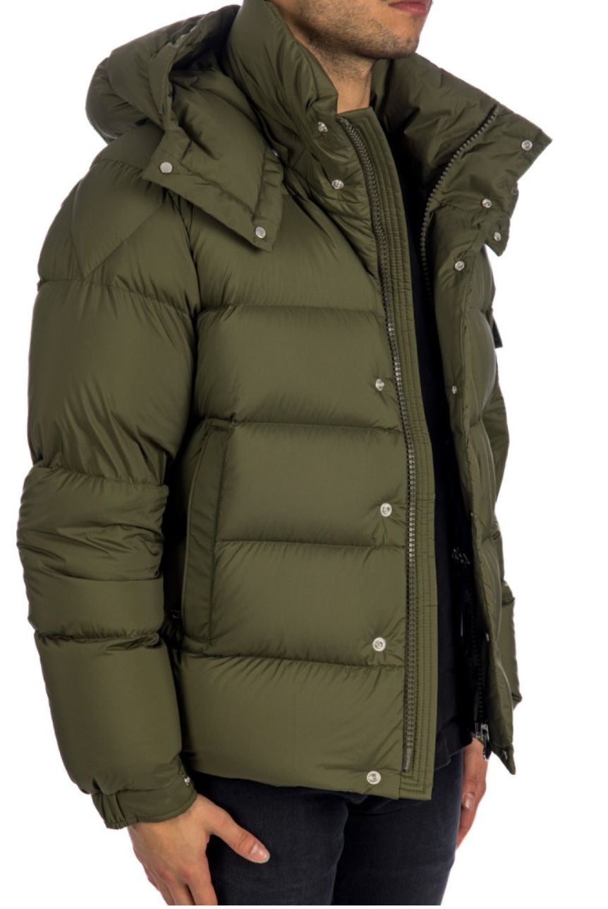 Moncler Vezere Short Down Jacket Dark Green