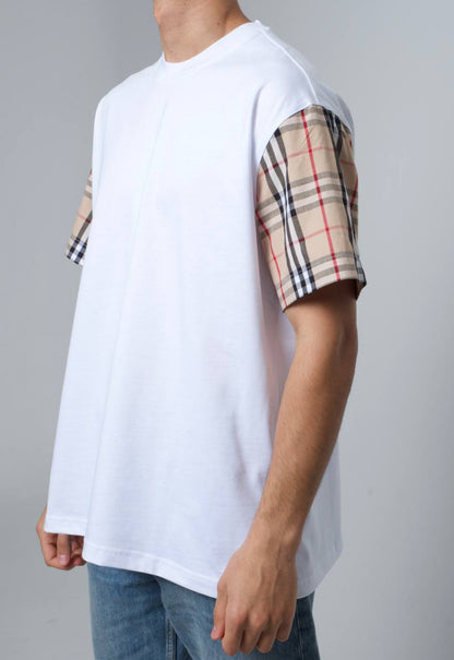 Burberry Checked T-shirt With round neck wit