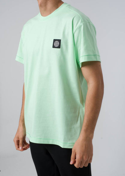 Stone Island compass patch cotton T-shirt green