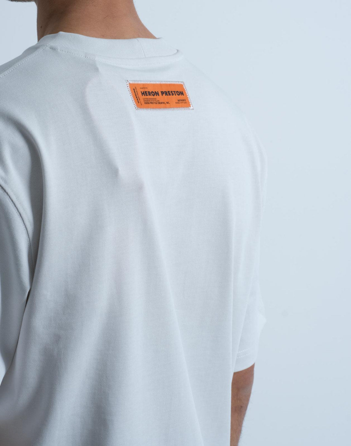 Heron Preston Logo patch crew neck T-shirt white