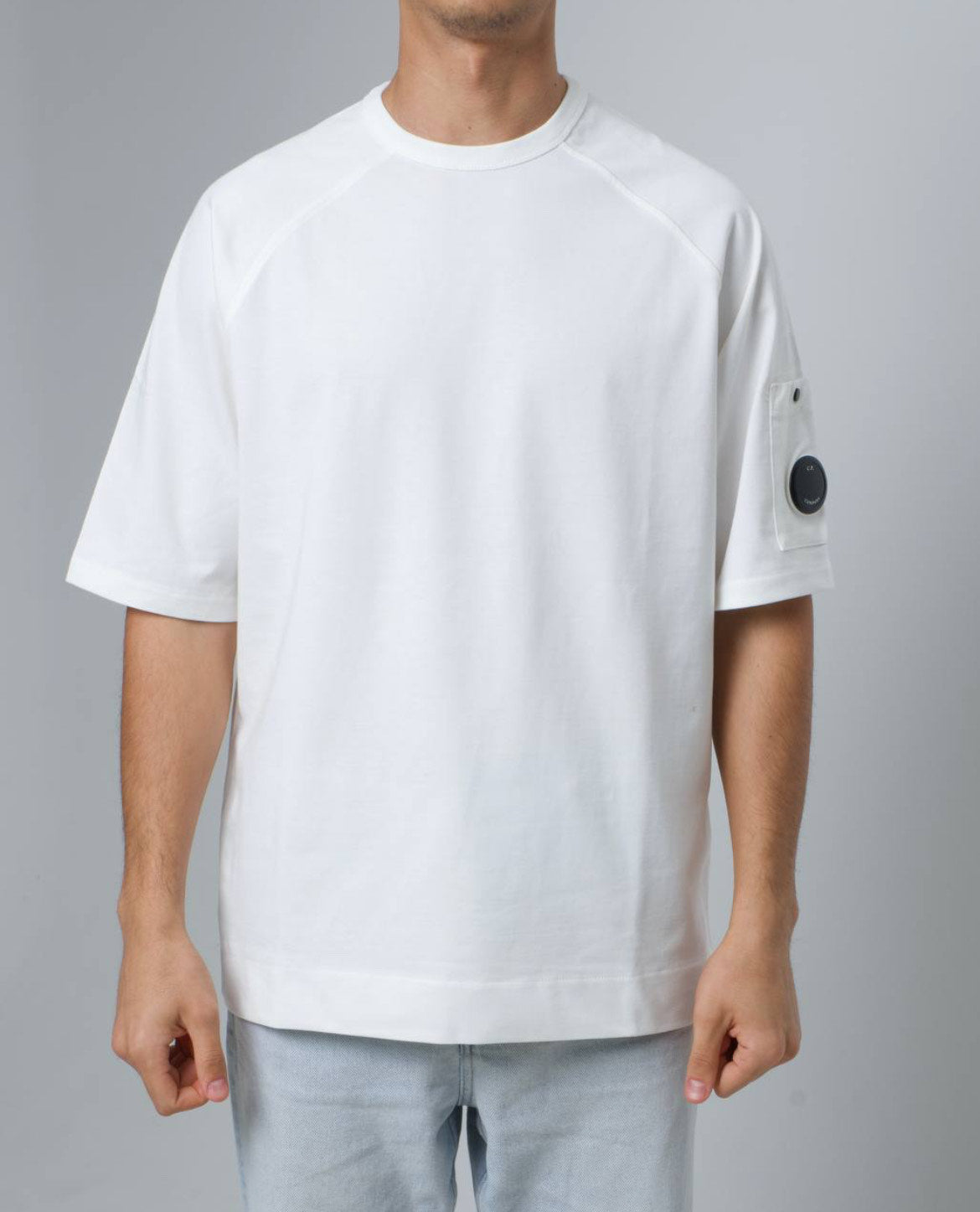 C.P Company cotton Logo T shirt White