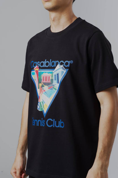 Casablanca Tennis club T-Shirt black