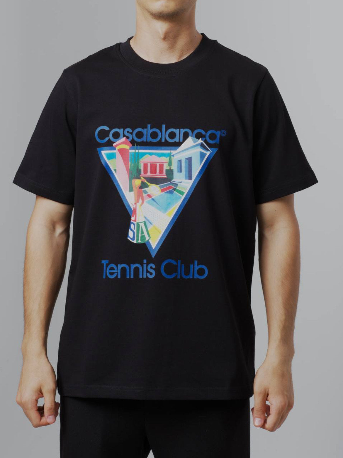 Casablanca Tennis club T-Shirt black