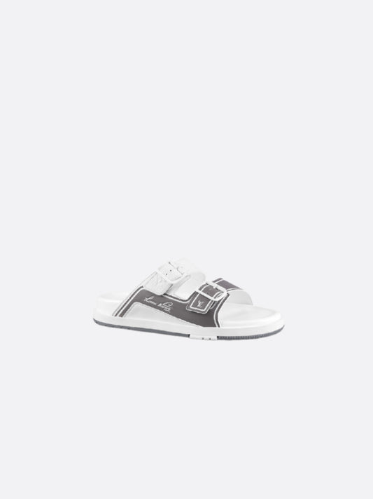 Louis Vuitton Trainer Mules Grey