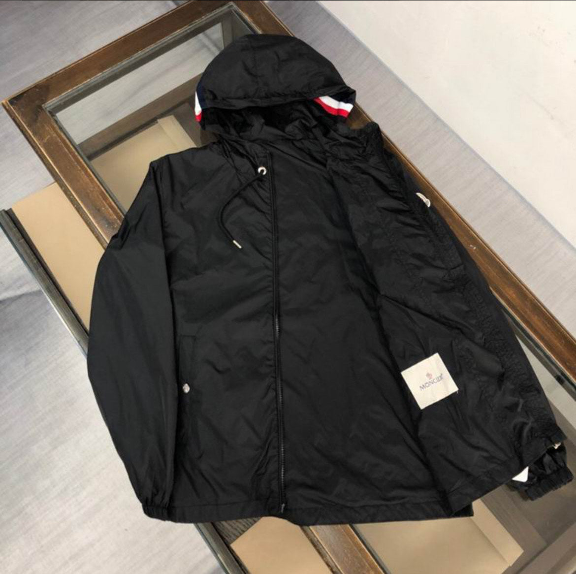 Moncler Grimpeurs jackets  Black met driehoek