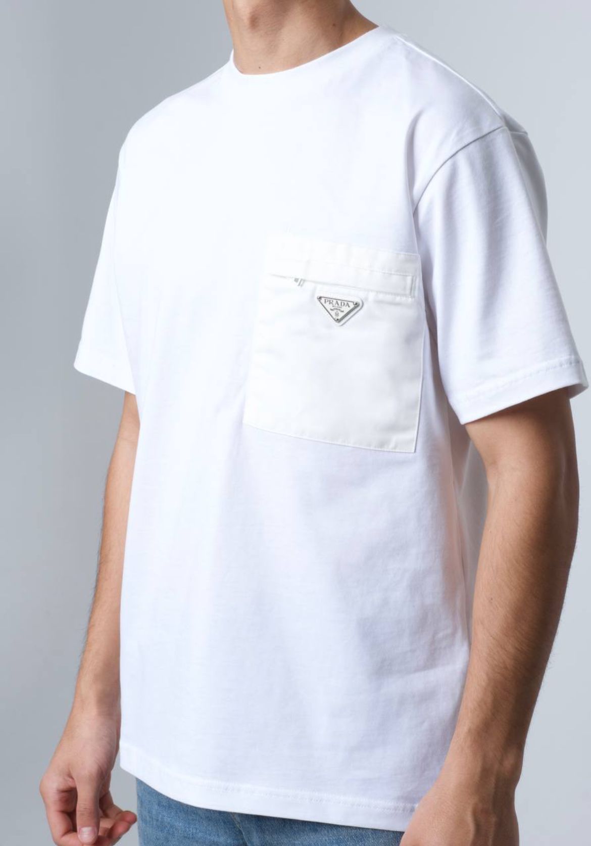 Prada RE-NYLON T-shirt White