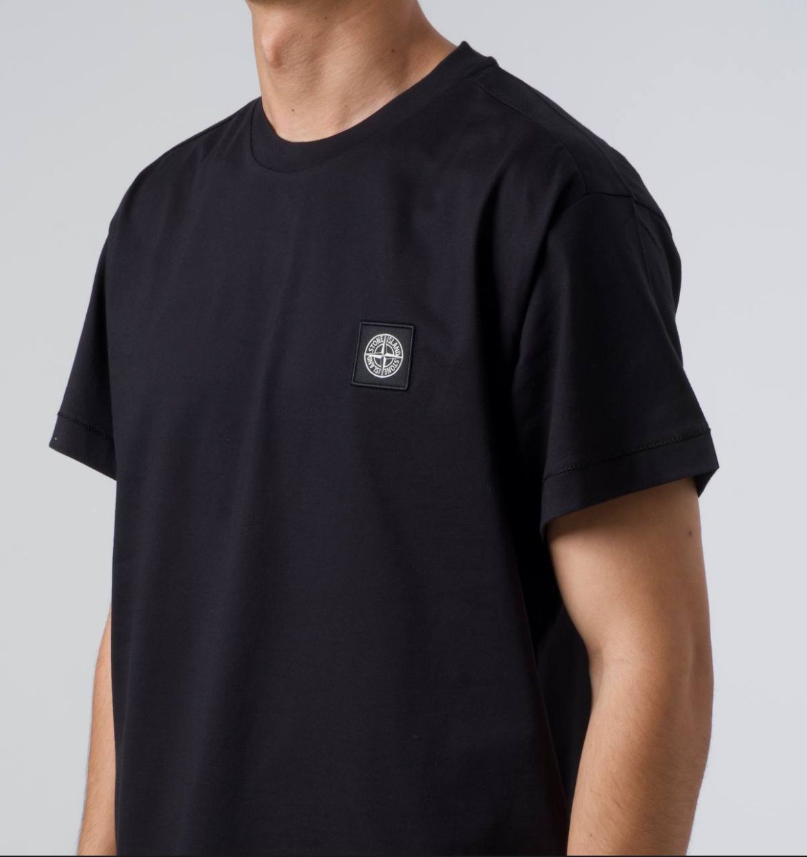 Stone Island Compass Patch T-shirt Black