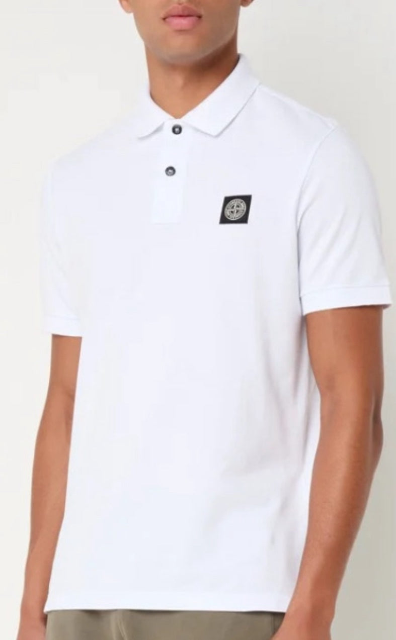 Stone Island Regular fit polo made of pique cotton with logo