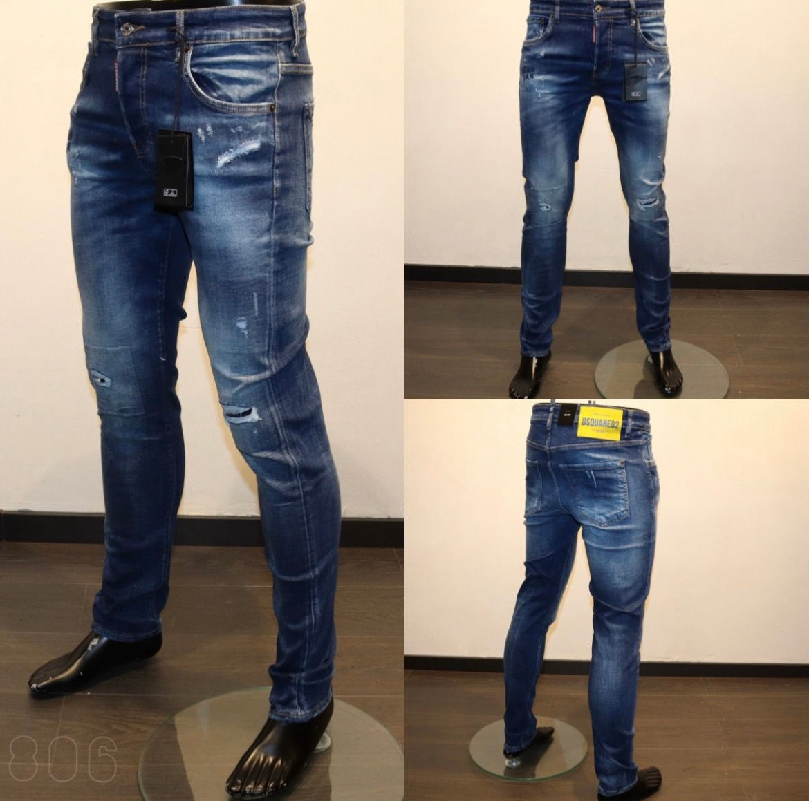 Dsquared2 Slim Fit Jeans Dark Blue