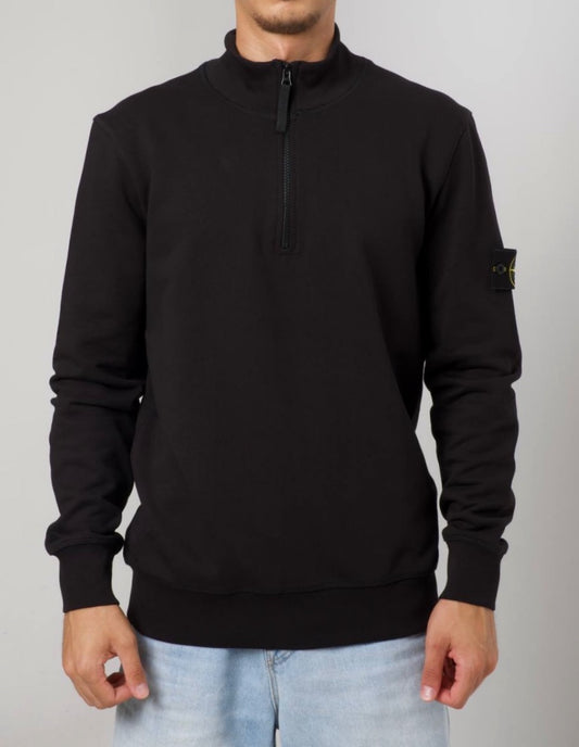 Stone Island Half Zip Sweater Black