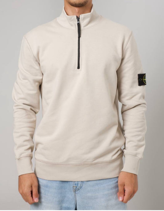 Stone Island Halfzip Sweater Beige