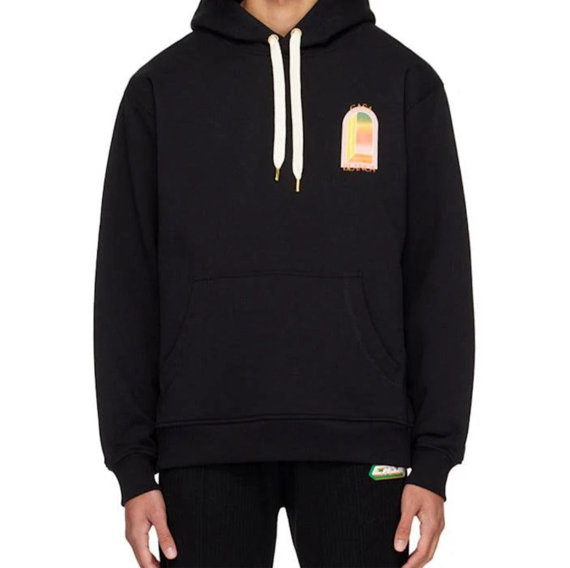 Casablanca Gradient Arch Hoodie with Logo Back print Black