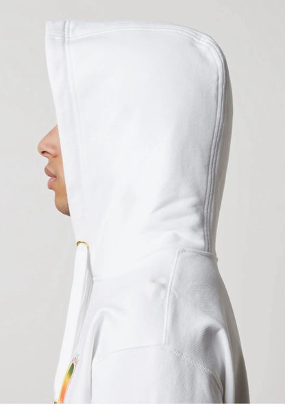 Casablanca Gradient Arch Hoodie White with Logo Back print