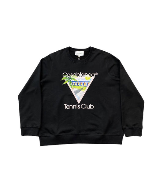 Casablanca Tennis Club Sweatshirt Black