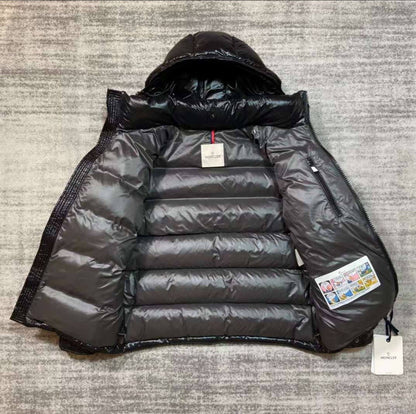 Moncler Maya Short Down Jacket Black+ NFC Scan